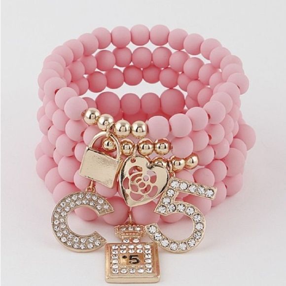 Jewelry - Pink Luxury C5 Beaded Bracelets